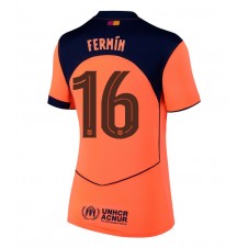 Barcelona Fermin Lopez #16 Tredjedrakt Kvinner 2025-26 Kortermet